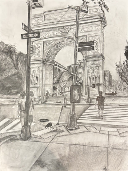 "The Washington Square Arch" *Original*